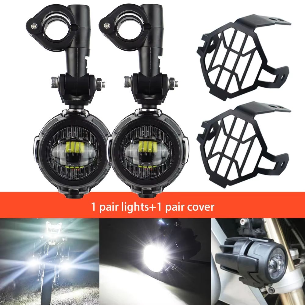 ProBeam 40W LED Auxiliary Fog  Spot Light  Universal Motorcycle Driving Lamp For BMW R1200GS F800GS 11