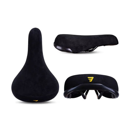 Funsea Bicycle Saddle Wheelie  FlanneletteCovered 8 Mm Rail Bike Seat With Embroidered Logo 8