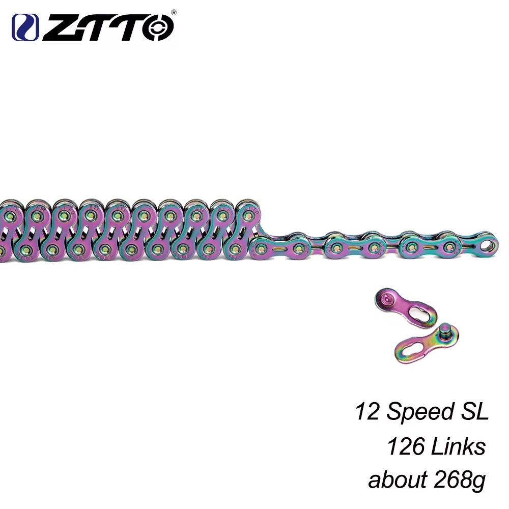 ZTTO ColourMax Universal Bike Chain  High Quality Durable Chain For 8  9  10  11  12 Speed Bikes 19