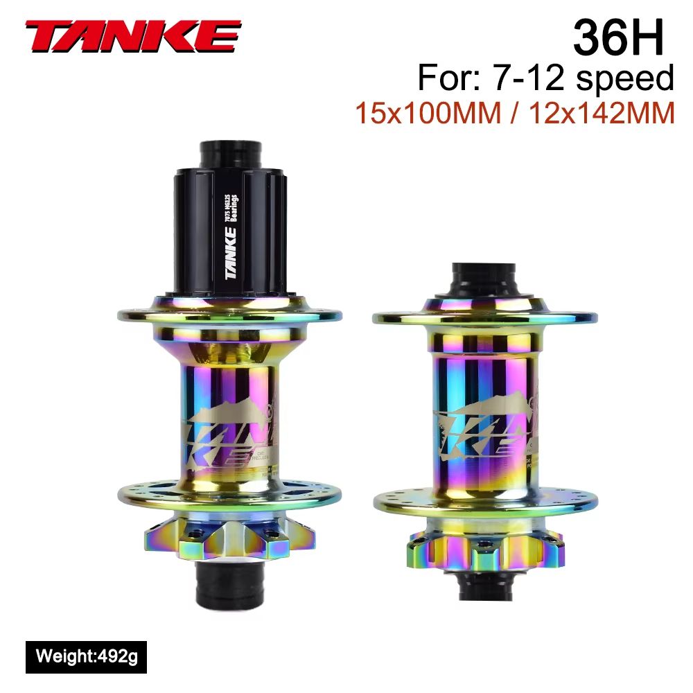 Universal TANKE 120 Click Hub  FrontRear 3236Hole Disc Brake MTB Hub For 812 Speed 15