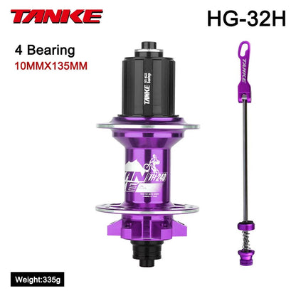Universal TANKE 120 Click Hub  FrontRear 3236Hole Disc Brake MTB Hub For 812 Speed 20