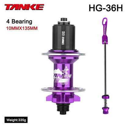 Universal TANKE 120 Click Hub  FrontRear 3236Hole Disc Brake MTB Hub For 812 Speed 24
