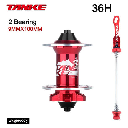 Universal TANKE 120 Click Hub  FrontRear 3236Hole Disc Brake MTB Hub For 812 Speed 26