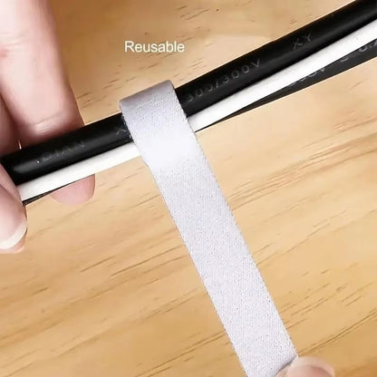 CableMaster 5M Reusable Velcro Strap  FreeCut Nylon Cable Organizer Tape For Desk  Data Cable Manag 5