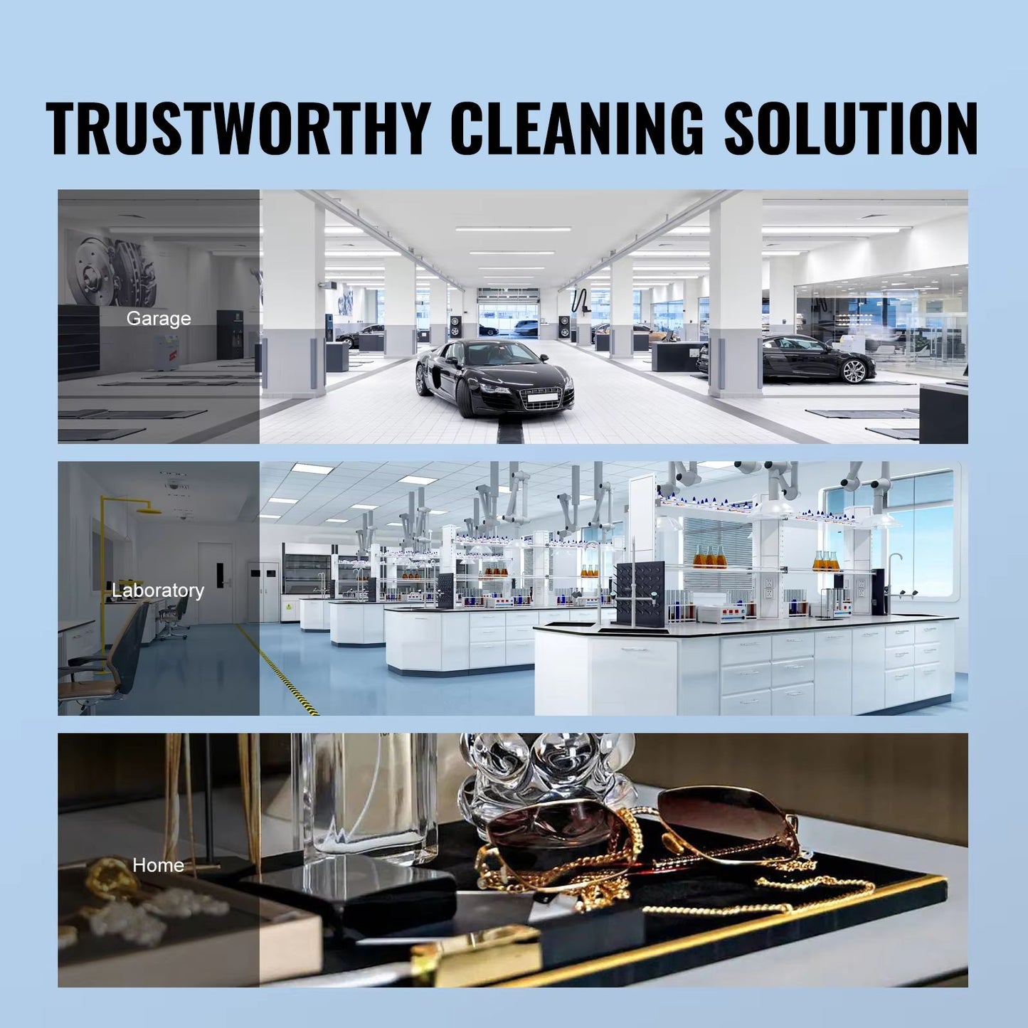 ProClean StainlessSteel Ultrasonic Cleaner  Portable Home Cleaning Machine 2 L  30 L Capacity 5