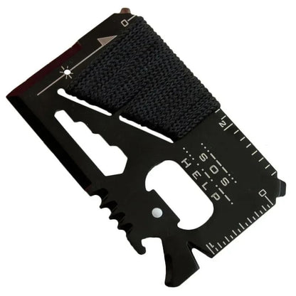 Stainless Steel Emergency Credit Card Multitool Pocket Knife For Outdoor Camping Hiking Survival 1