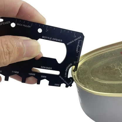Stainless Steel Emergency Credit Card Multitool Pocket Knife For Outdoor Camping Hiking Survival 4