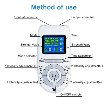 Electric Tens Relax Muscle Stimulator 2
