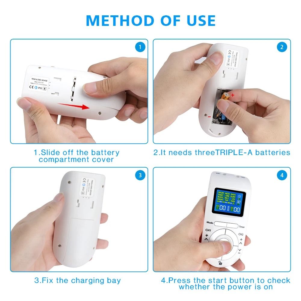 Electric Tens Relax Muscle Stimulator 3