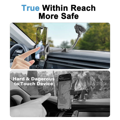 Car Phone Mount Holder With Long Arm 5