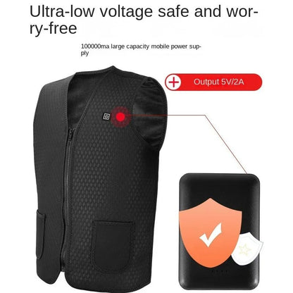 Smart Heated Winter Vest With Adjustable Thermal Zones For Men And Women 2