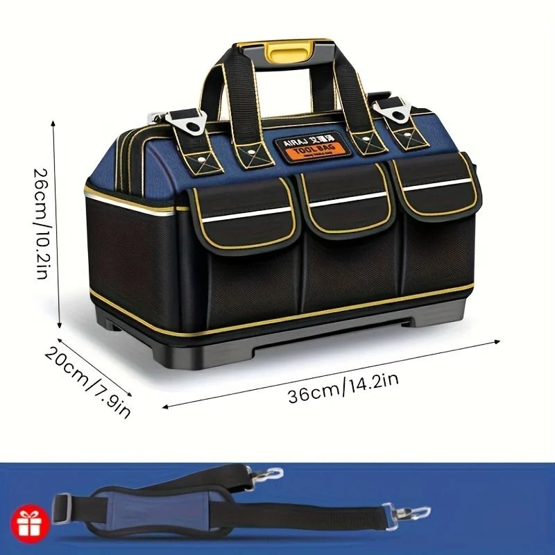 Heavy Duty Multifunctional Tool Bag Waterproof Oxford Electrician Organizer 11