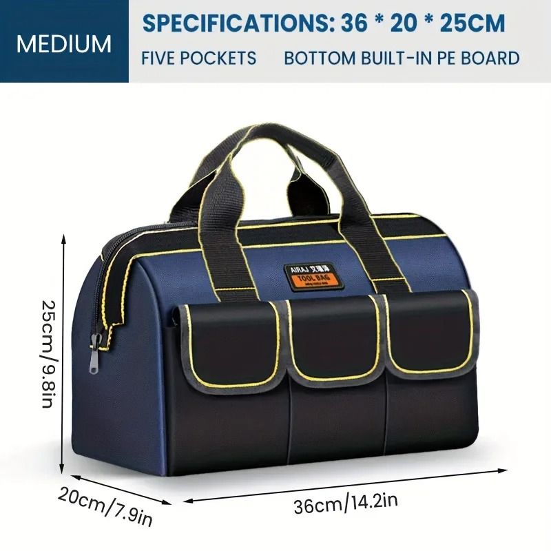 Heavy Duty Multifunctional Tool Bag Waterproof Oxford Electrician Organizer 7