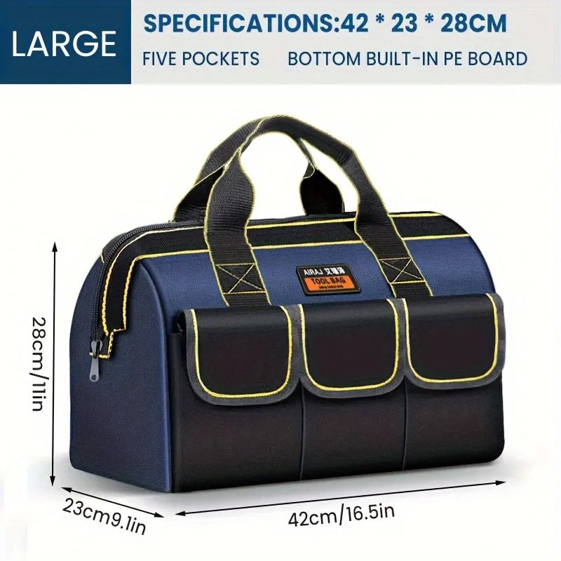 Heavy Duty Multifunctional Tool Bag Waterproof Oxford Electrician Organizer 8