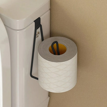 Wall Mount Toilet Paper Holder with No Drill Easy Installation