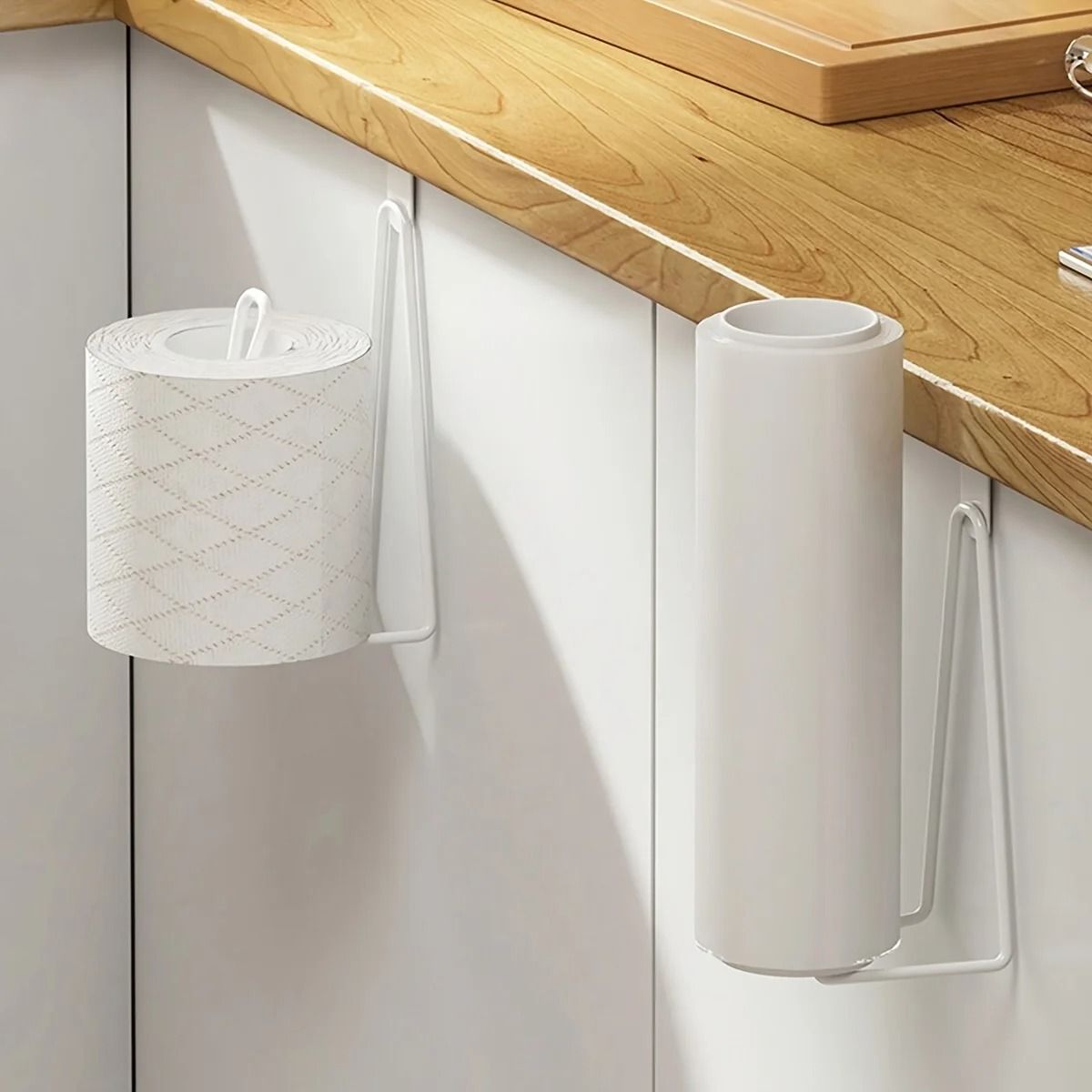 Wall Mount Toilet Paper Holder With No Drill Easy Installation 2