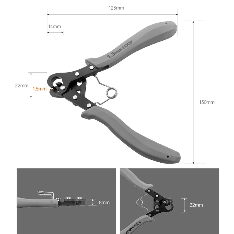 Round Nose Pliers For Wire Ring Wrapping Wire Rolling Plier Jewelry Making Tool Wire Winding Bendin 3