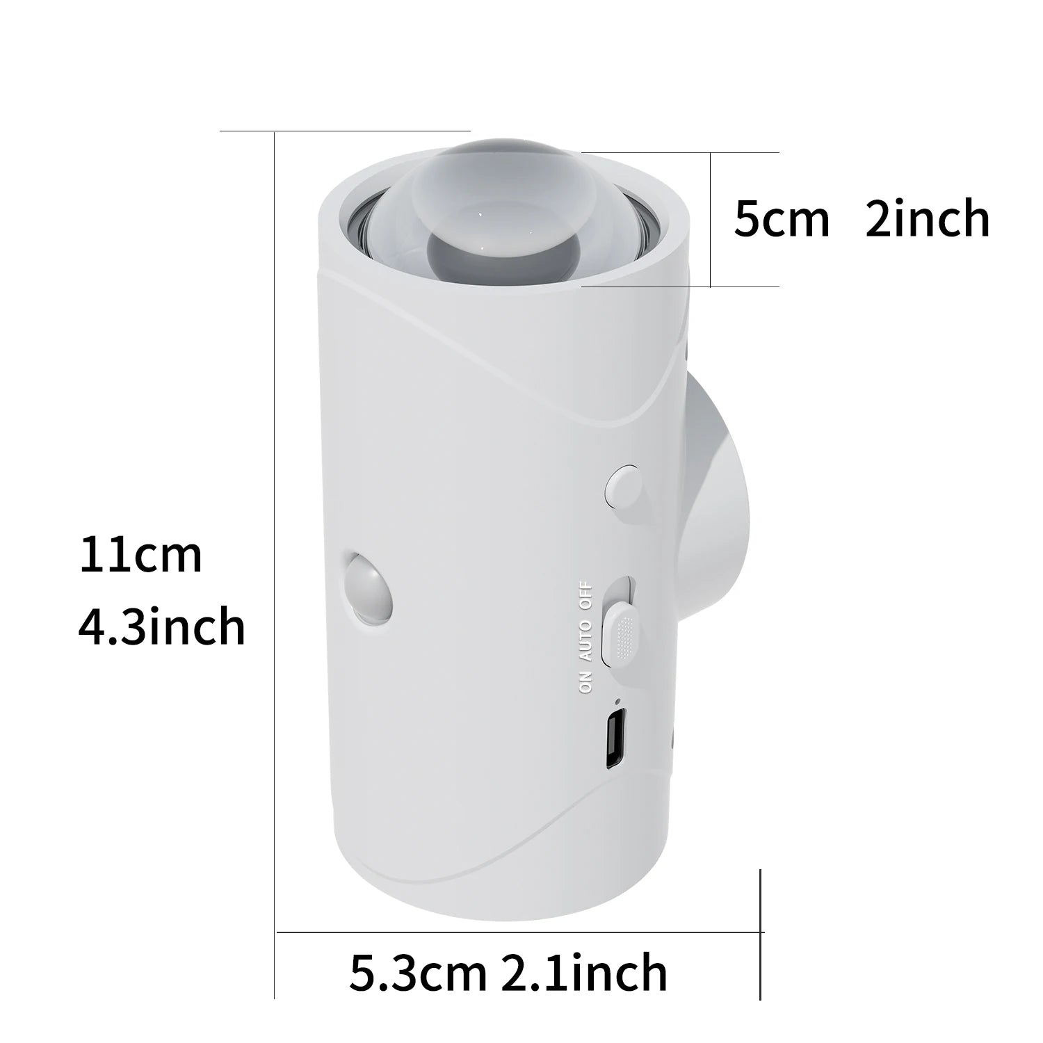 Modern LED Wall Light, with Motion Sensor, Rechargeable RGB Color Changing Night Light, for Stairs, Porch