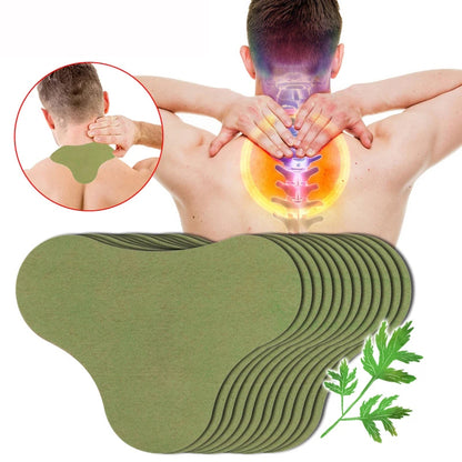 Mugwort Self Heating Care Patch for Neck, Back, Knees, Non Woven Acupuncture Heat Patches, Winter Pain Relief Pads