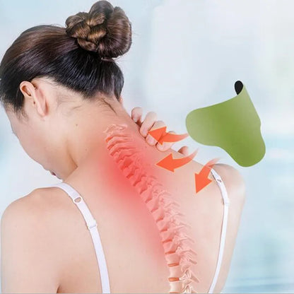 Mugwort Self Heating Care Patch For Neck Back Knees Non Woven Acupuncture Heat Patches Winter Pain  1