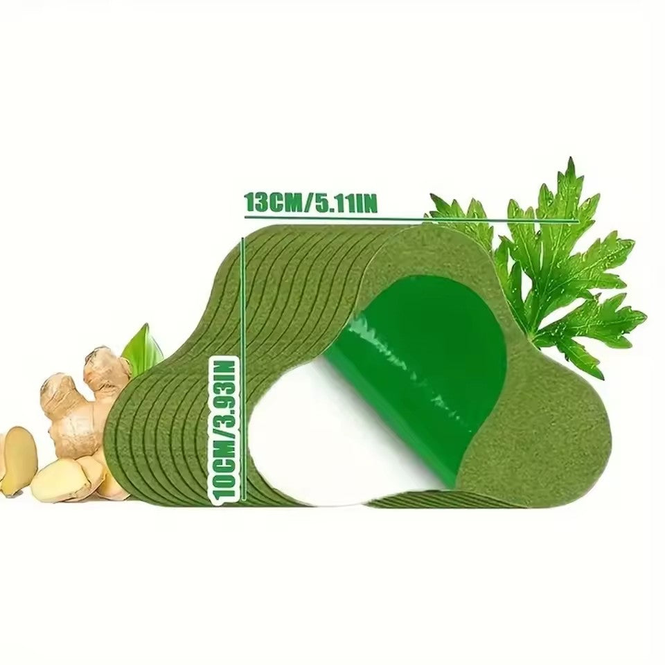 Mugwort Self Heating Care Patch For Neck Back Knees Non Woven Acupuncture Heat Patches Winter Pain  4