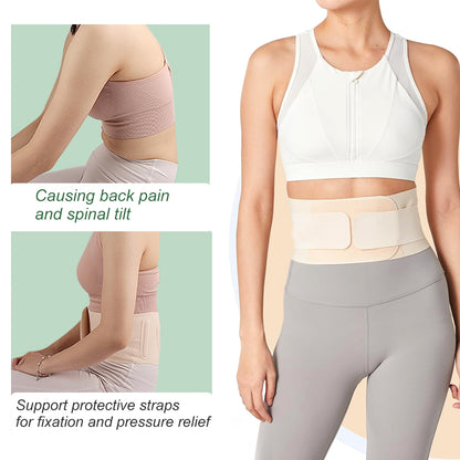 Lumbar Support Belt For Men And Women Waist Support For Lower Back Pain Relief Lightweight Thin Bac 2