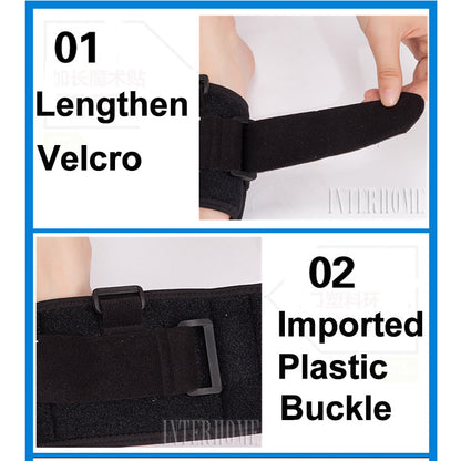 Adjustable Drop Foot Orthosis Stabilizer, Plantar Fasciitis Dorsal Night and Day Splint, Orthotic Brace Support