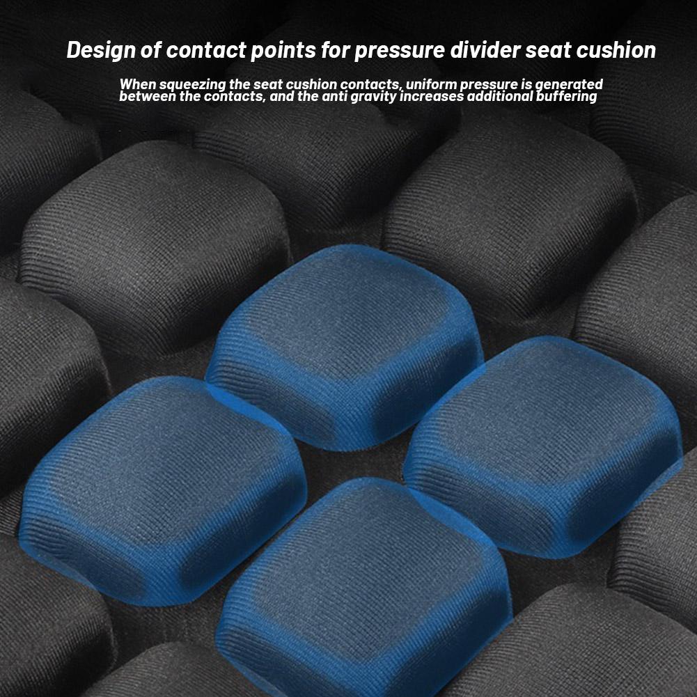 Motorcycle Comfort Gel Seat Cushion, Universal Anti Slip Seat Pad, Motorbike Pressure Relief Ride Cover for Long Rides
