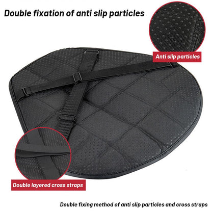 Motorcycle Comfort Gel Seat Cushion, Universal Anti Slip Seat Pad, Motorbike Pressure Relief Ride Cover for Long Rides