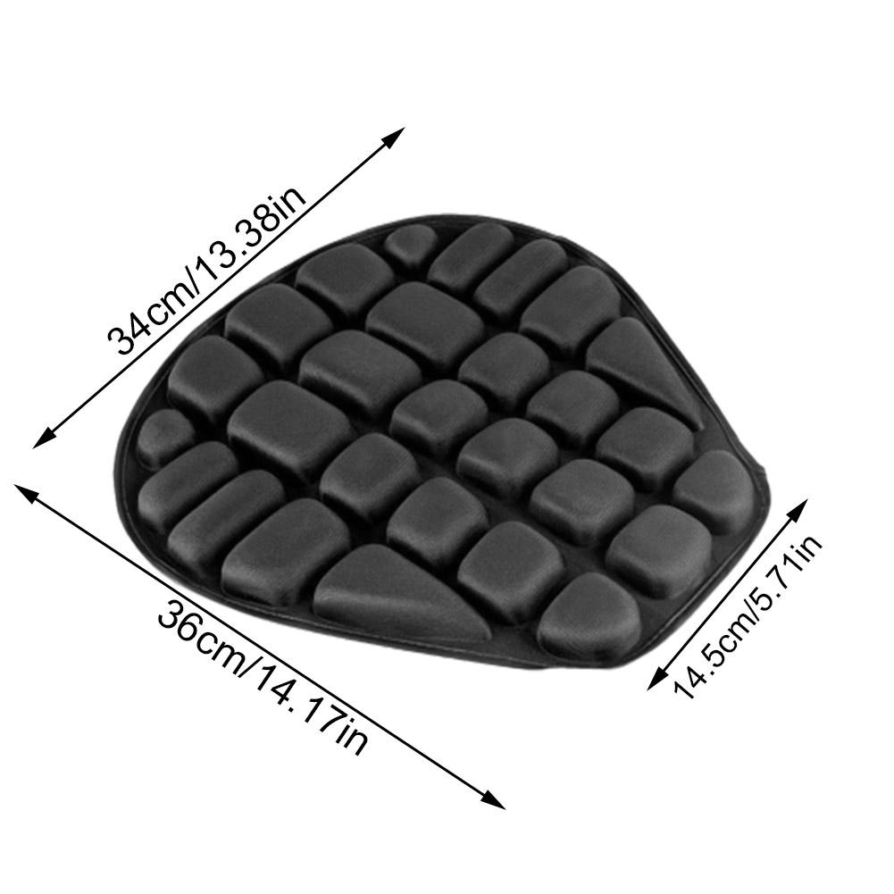 Motorcycle Comfort Gel Seat Cushion, Universal Anti Slip Seat Pad, Motorbike Pressure Relief Ride Cover for Long Rides