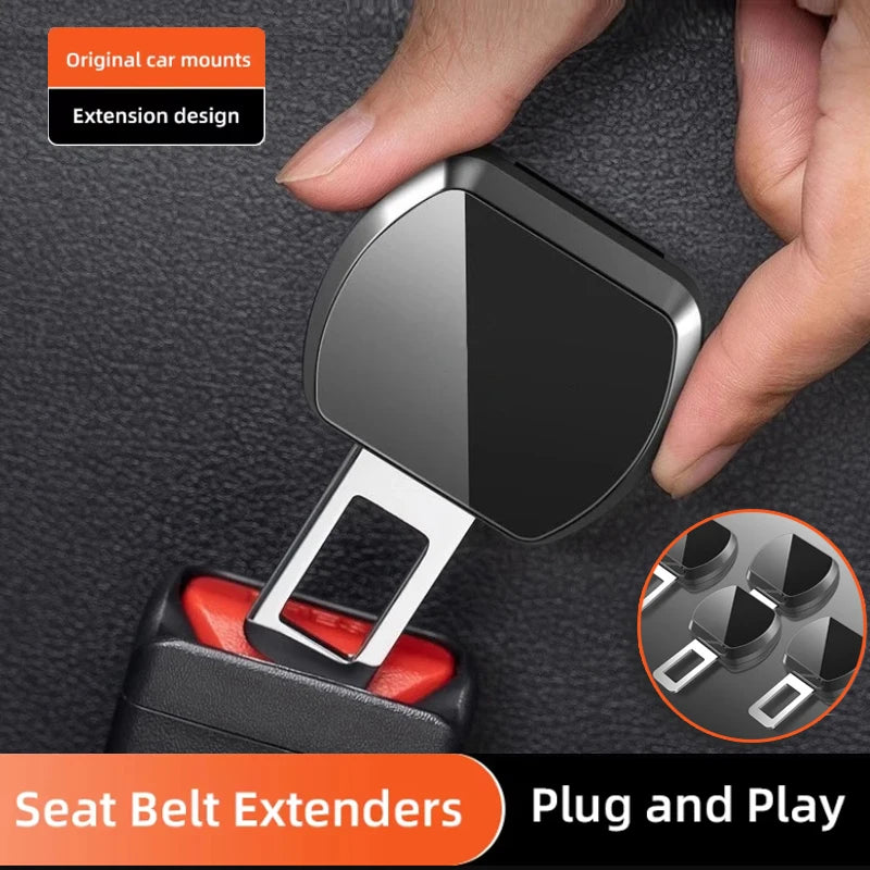 Alloy Car Seat Belt Clip Extension, Safety Seatbelt Buckle Lock, Extender Converter for Baby Car Seat