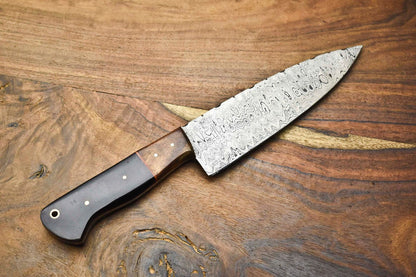 384Layer Handmade Damascus Steel Chef Knife  Full Tang Forged Kitchen Knife Gift 1