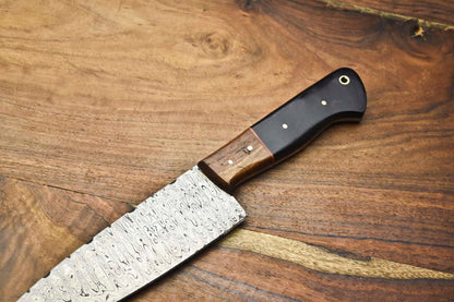 384Layer Handmade Damascus Steel Chef Knife  Full Tang Forged Kitchen Knife Gift 2