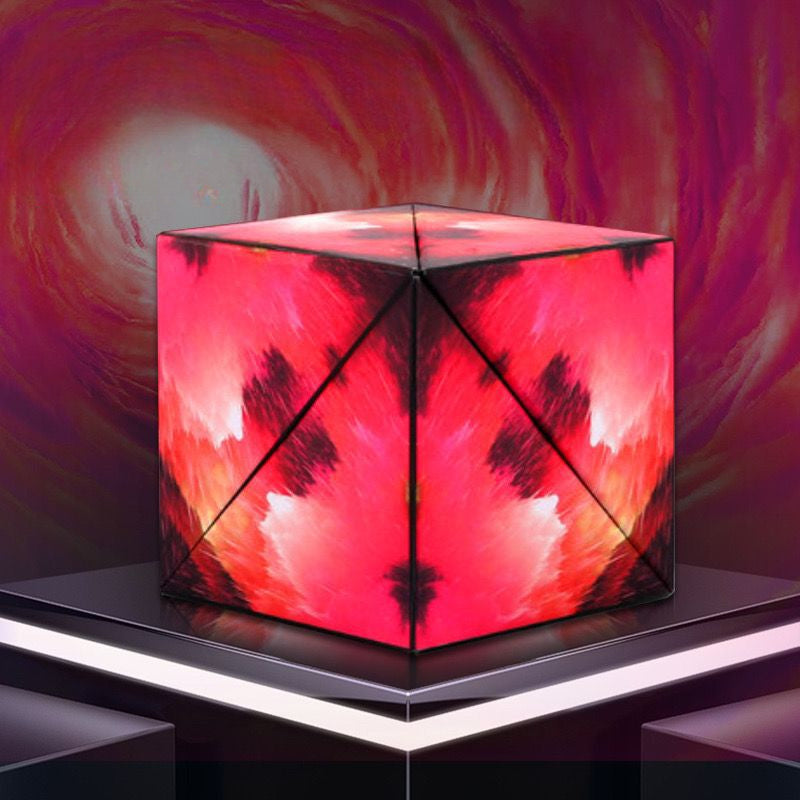 Shasibo Magnetic Cubes Magic Infinite Cosmic Cube Changeable Magnet Fidget Cubes AntiStress Flip Cu 12