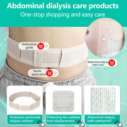 Adjustable Abdominal Belt Catheter Protector Peritoneal Dialysis Waist Belt Fixation Device Back Su 5