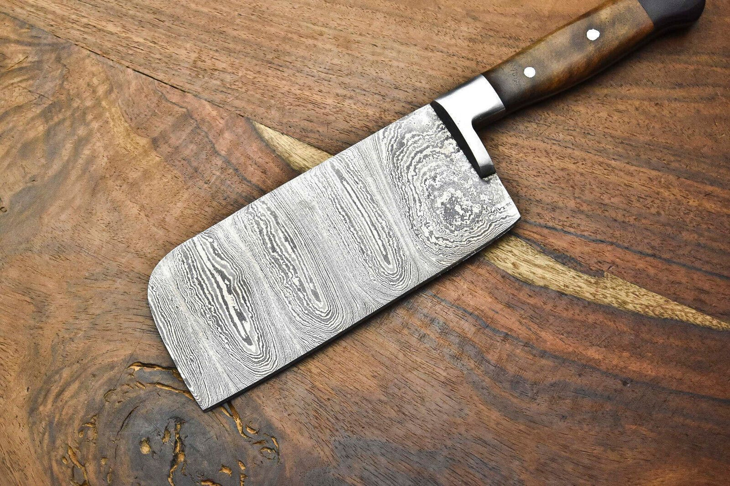Premium Handmade Damascus Chef Knife  Full Tang Blade For Kitchen Or Camping Use 3