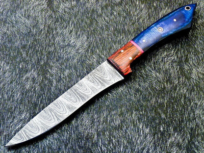 Authentic Damascus Steel Chef Knife  Hand Forged 384Layer Blade With Ergonomic Handle 3