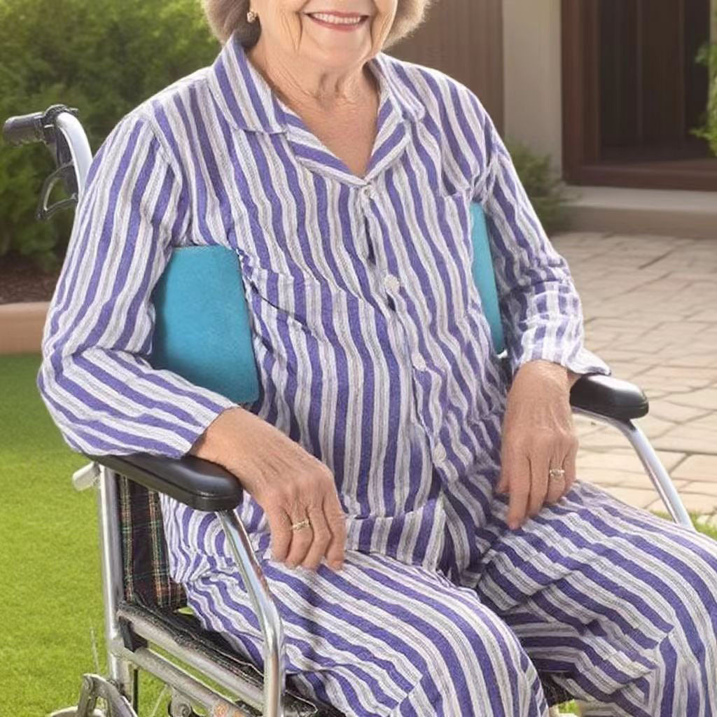 Anti-Side Pillow Cushion for Elderly, Adjustable Wheelchair Cushion, Back Support Cushion for Comfortable Sitting