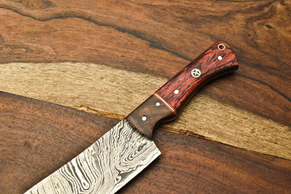 Professional Full Tang Damascus Knife  Custom Handmade Chef  Utility Knife 2