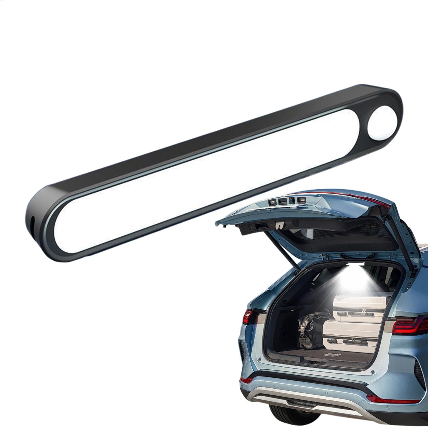 LED Car Dome Light, Car Trunk Sensor Lamp, USB Charging Auto Ceiling Light, Truck and Luggage Lighting