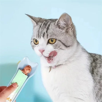 Supplies Cat Strip Squeeze Spoon, Wet Cat Treats Pet Cats, Liquid Snack Feeding Tool Pet Feeder, Strip Feeder