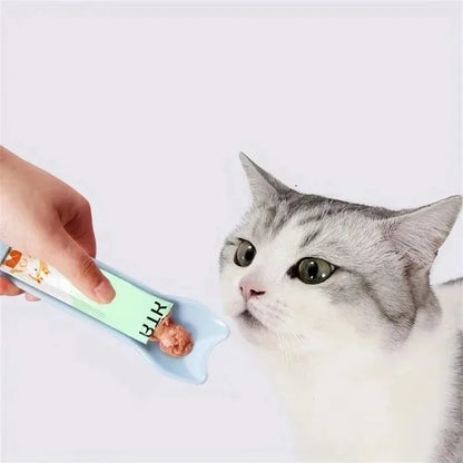 Supplies Cat Strip Squeeze Spoon Wet Cat Treats Pet Cats Liquid Snack Feeding Tool Pet Feeder Strip 1
