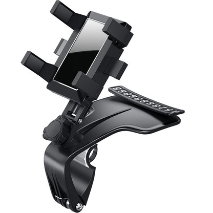 360 Degree Car Phone Mount, Dashboard Phone Holder, Universal Smartphone Holder with Number Plate