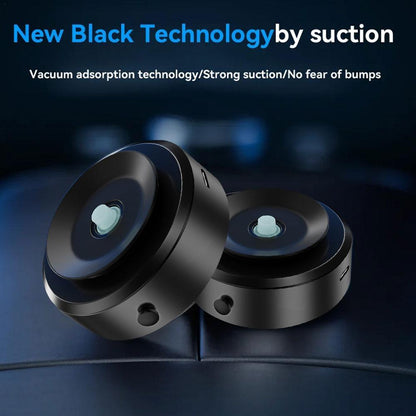 Magnetic Car Phone Holder, Universal Adsorption Mount, Black Technology Vacuum Bracket for iPhone Samsung
