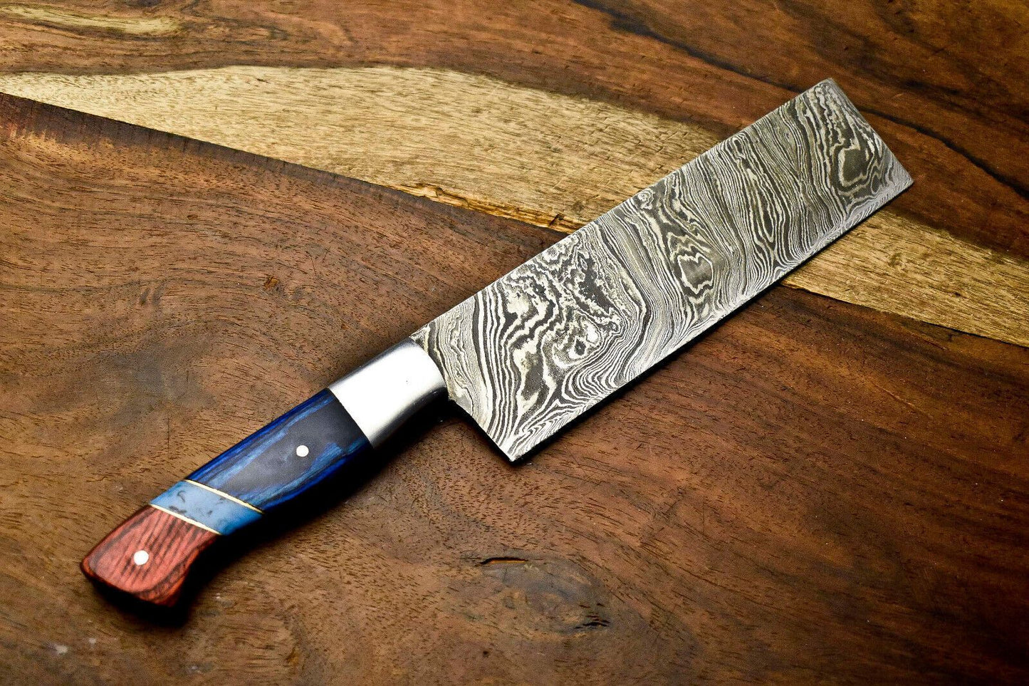 Custom Damascus Steel Chef Knife  512Layer Forged Fillet Knife With Pakka Handle 3