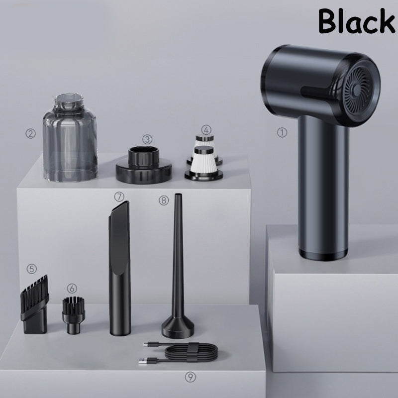 Portable Wireless Vacuum Cleaner, PA Blow Suck Pump, Super Powerful Car Vacuum Charge