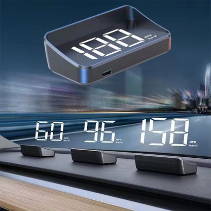 Digital Speedometer, In Vehicle HUD Display, GPS Speed Meter, Universal Car Windshield Projector, Multifunctional Head