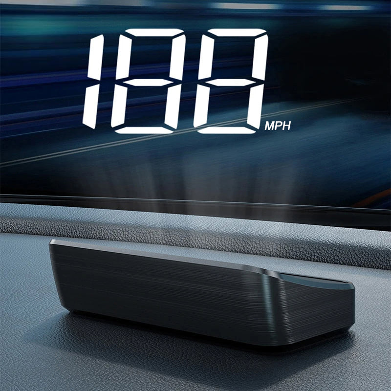 Digital Speedometer, In Vehicle HUD Display, GPS Speed Meter, Universal Car Windshield Projector, Multifunctional Head