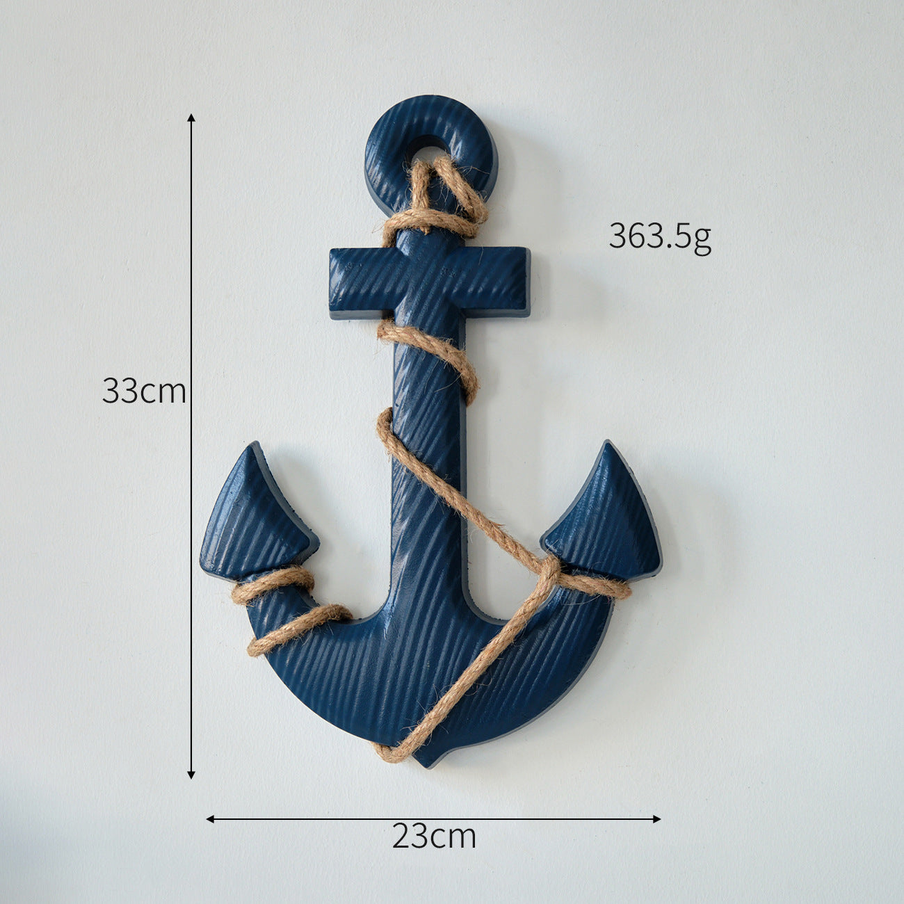 Ocean Theme Room Wall Decor Mediterranean Wooden Anchor Nautical Photo Wall Accessories Decorative  4