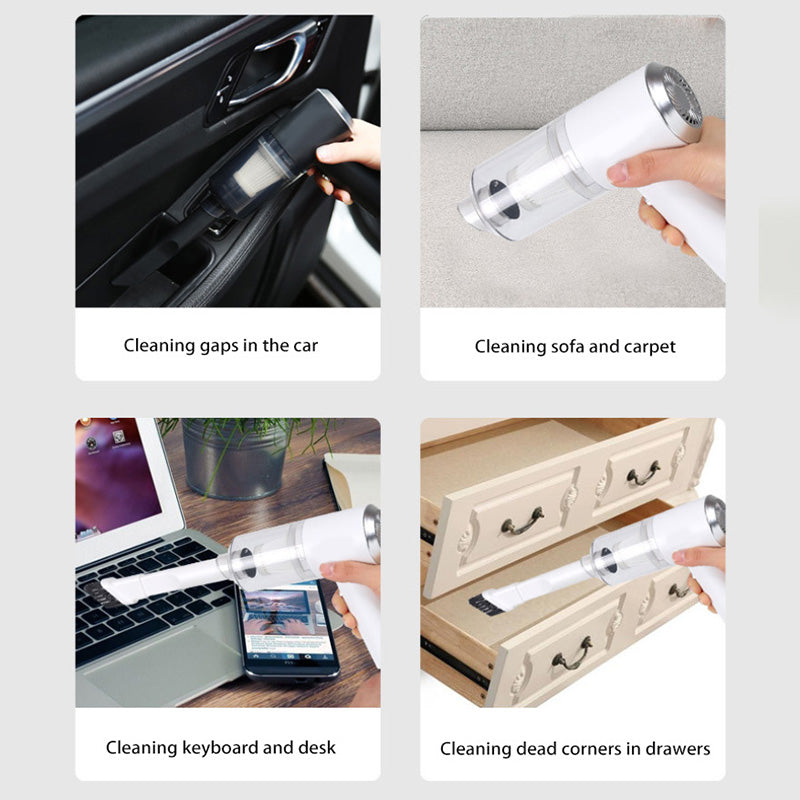 Wireless Mini Car Vacuum Cleaner Handheld Gun Vacuum Dry And Wet Dual Use Small Automotive Cleaning 3